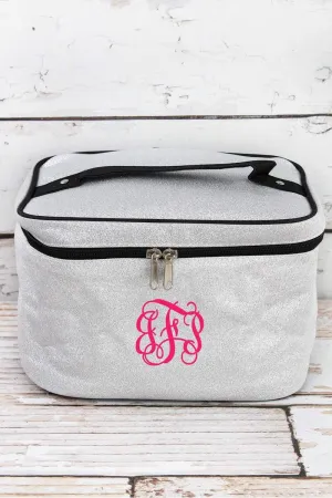 NGIL Silver Glitz & Glam Train Case