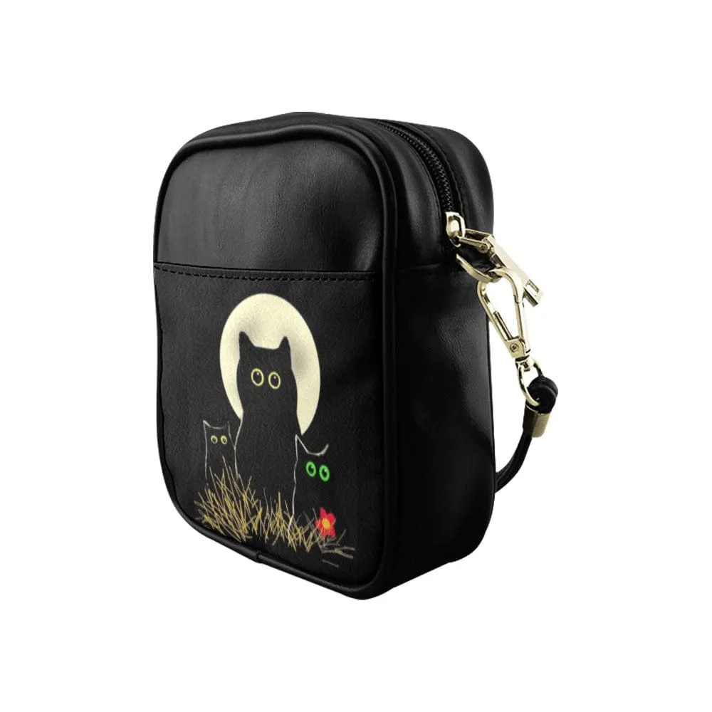 Night Cats Crossbody Purse