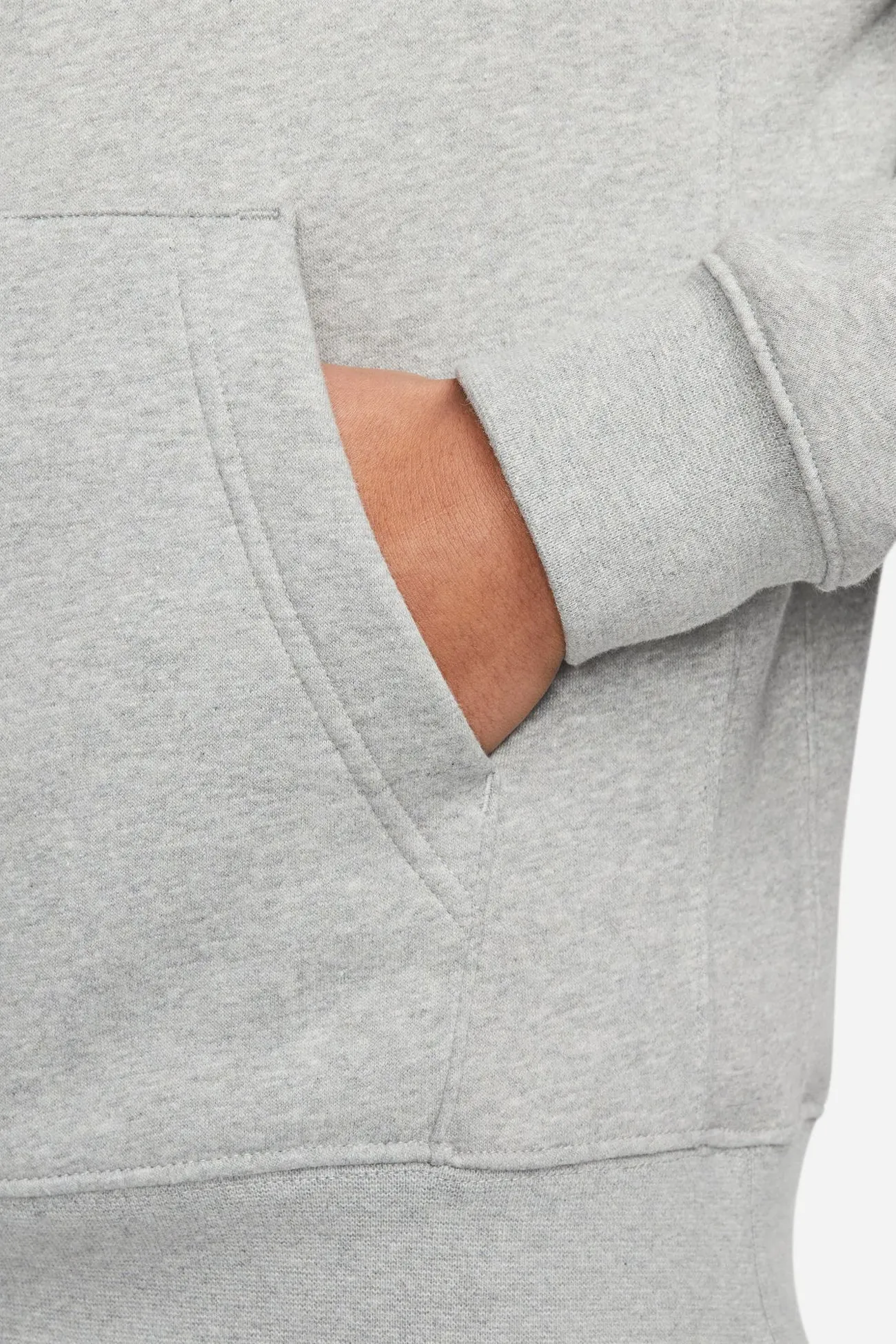 Nike Sportswear Club Fleece Pullover Hoodie Dark Grey Heather