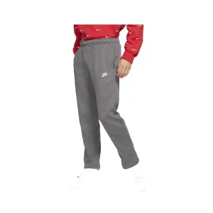 NikeMen's Sportswear Club Fleece Open-Hemmed Pants - Charcoal Heather