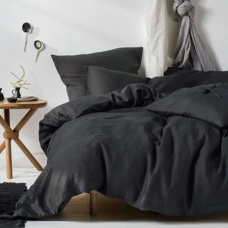 Nimes Magnet Linen QUILT COVER SET by Linen House