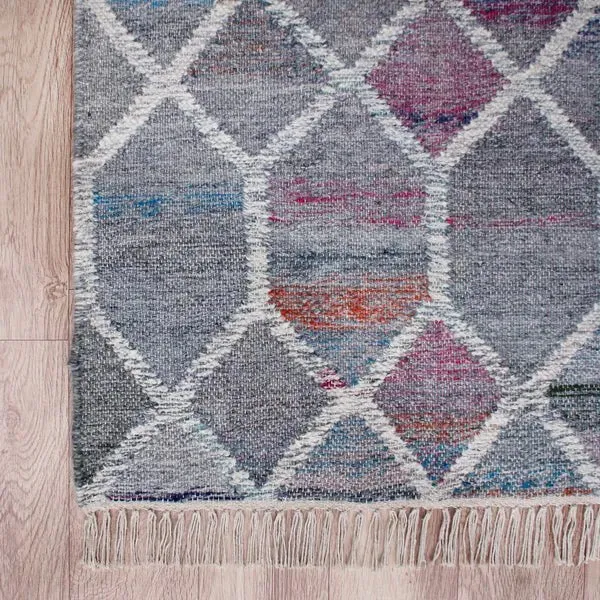 Nimroz 81985BMU Blue/Multi Rug