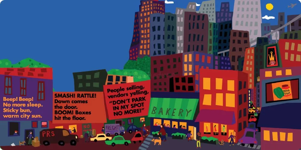 Noisy City Day Board Book
