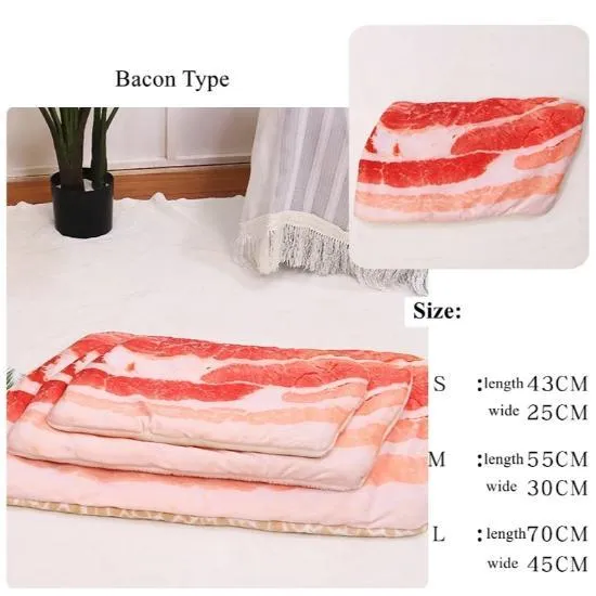 Nomalicious Pizza & Bacon Blanket/Mat