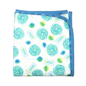 Noomie by robynblair Double Layer Blanket Blue Lollipops