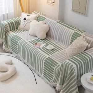 Nordic Style Comfy Soft Knitted Sofa Cover Blanket