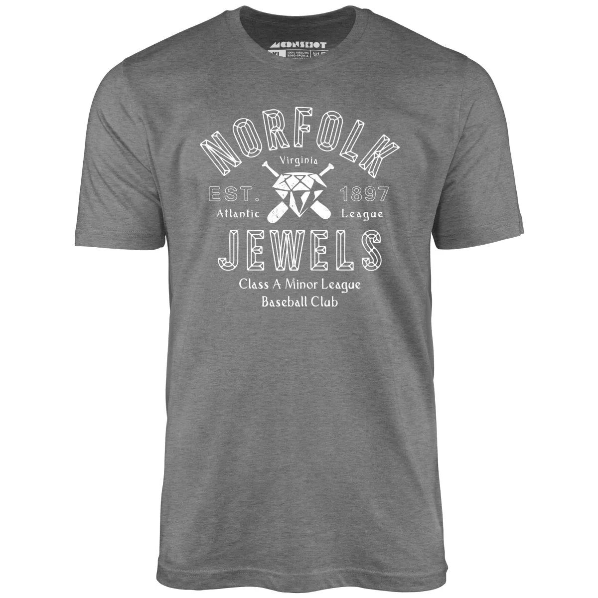 Norfolk Jewels - Virginia - Vintage Defunct Baseball Teams - Unisex T-Shirt