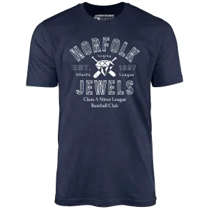 Norfolk Jewels - Virginia - Vintage Defunct Baseball Teams - Unisex T-Shirt