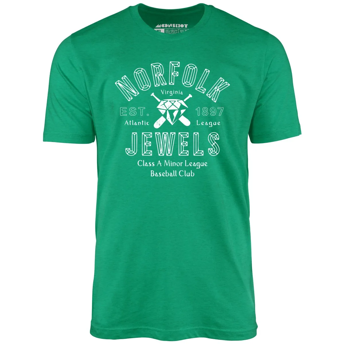 Norfolk Jewels - Virginia - Vintage Defunct Baseball Teams - Unisex T-Shirt
