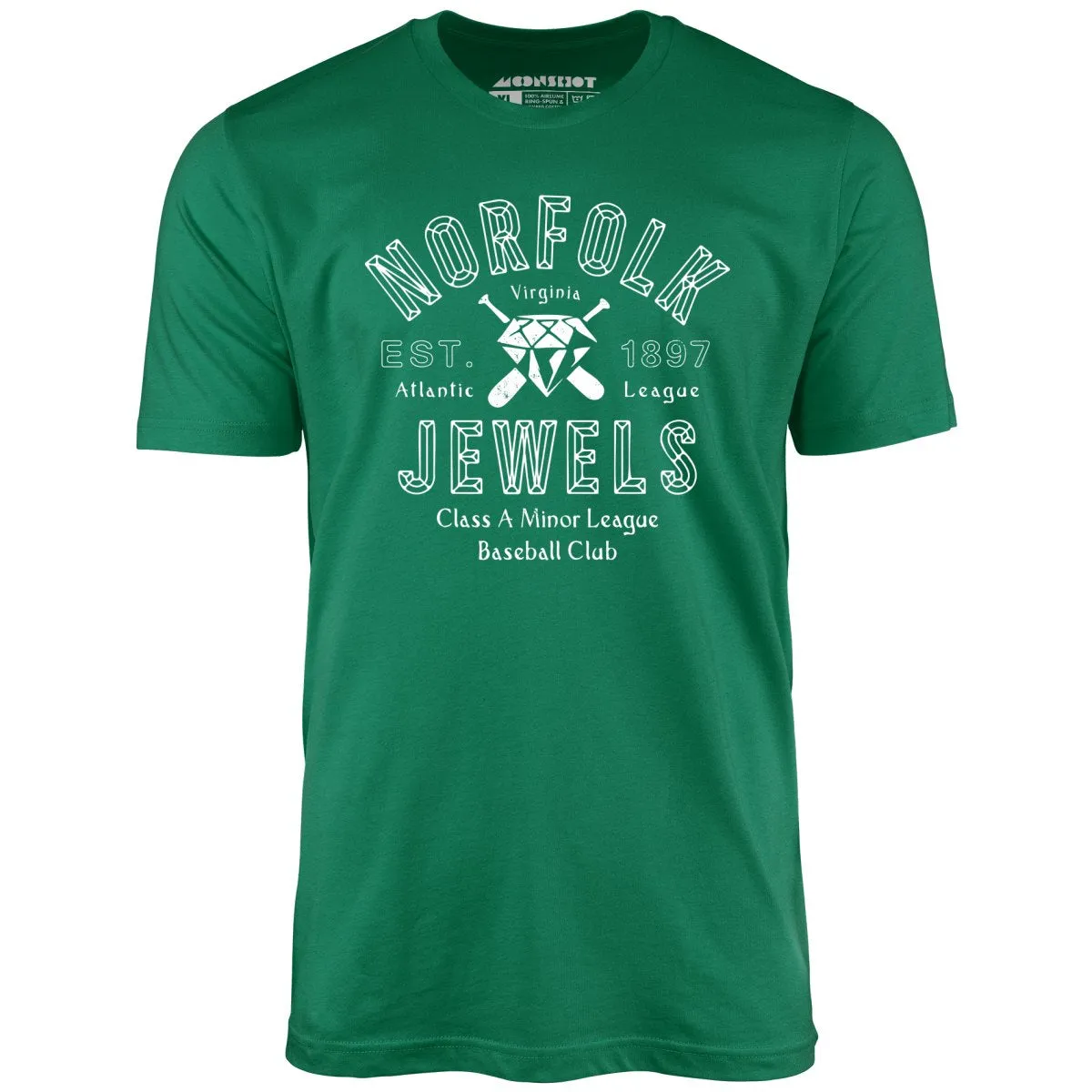 Norfolk Jewels - Virginia - Vintage Defunct Baseball Teams - Unisex T-Shirt