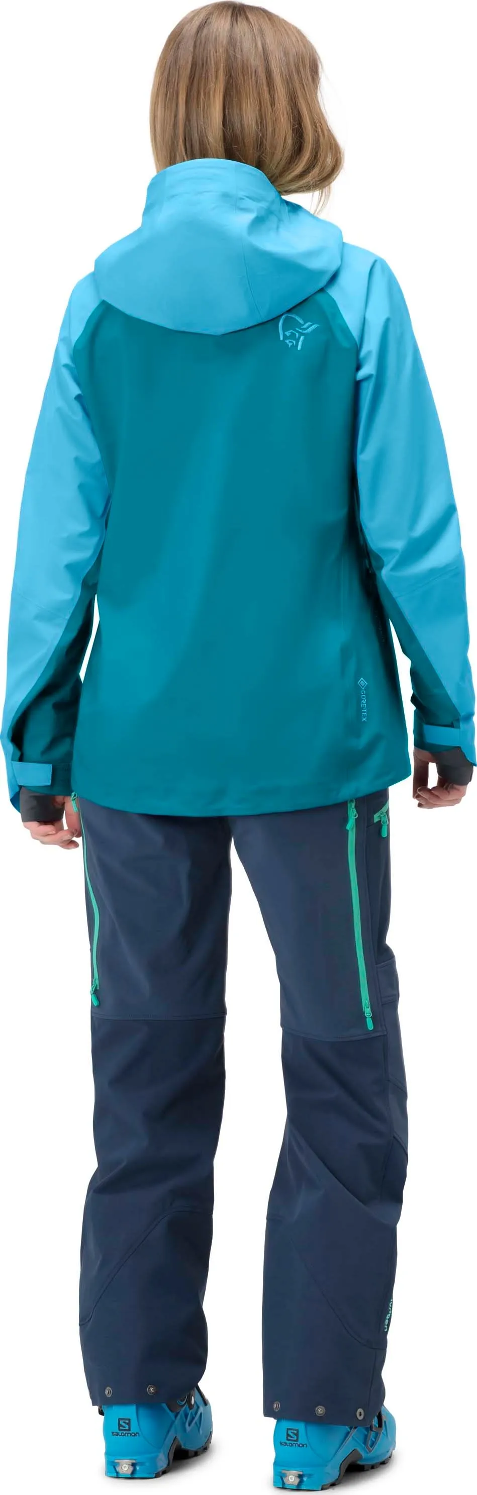 Norrøna Women&#x27;s Lyngen Gore-tex Jacket Aquarius/Hawaiian Surf | Buy Norrøna Women&#x27;s Lyngen Gore-tex Jacket Aquarius/Hawaiian Surf here | Outnorth