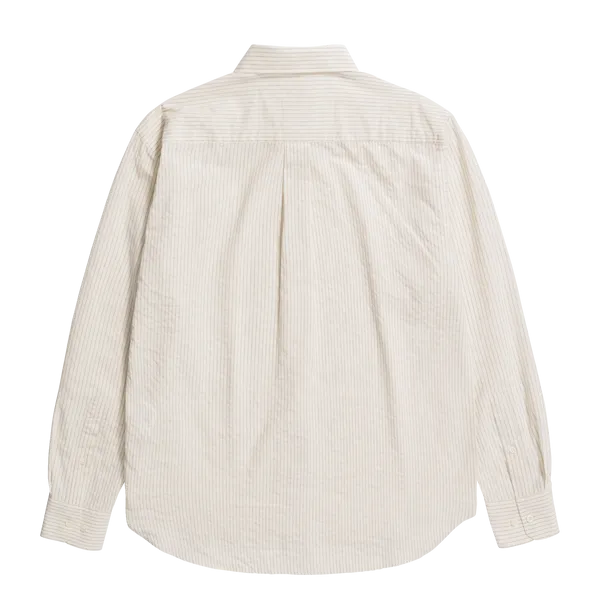 Norse Projects Mo Oversized Striped Shirt - Ecru