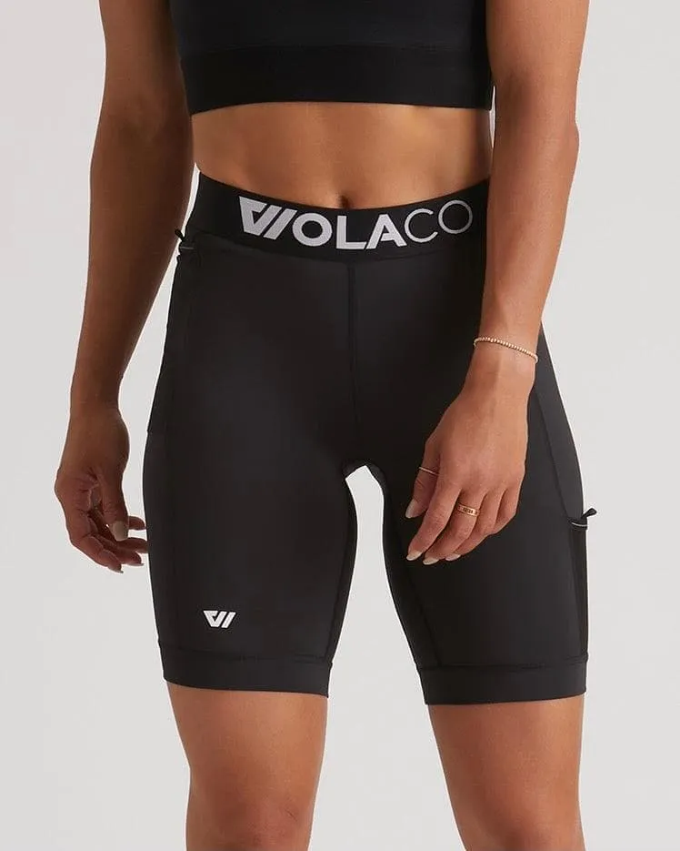 North Moore Biker Short 5-Pack (Black and Black and Black and Black and Black)