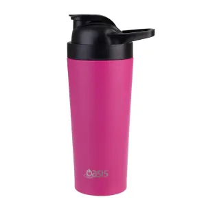 Oasis Insulated Protein Shaker Bottle - Fuchsia