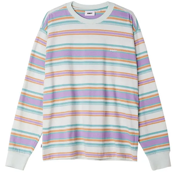 Obey Highland Long Sleeve T-Shirt - Blue