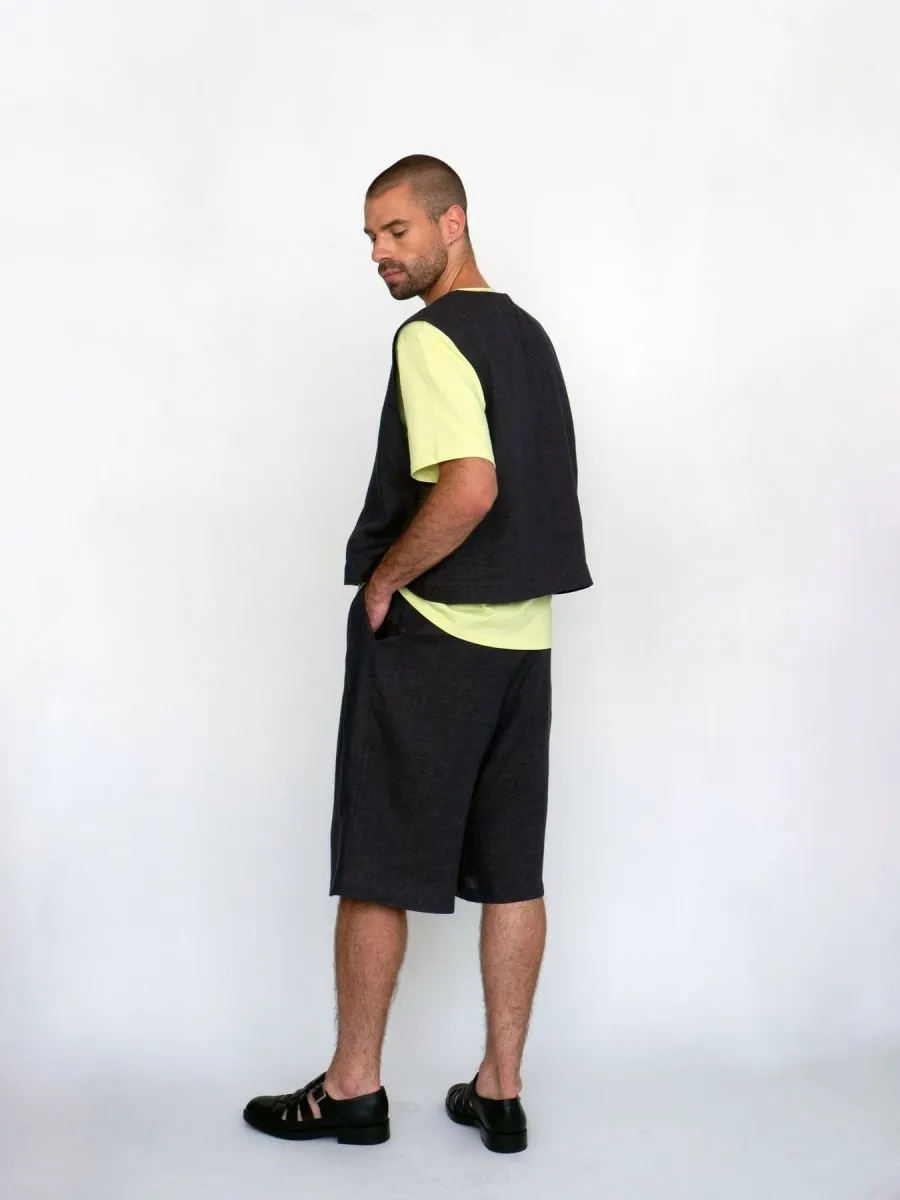 Odeyalo Bernie Vest (Blue-Grey)