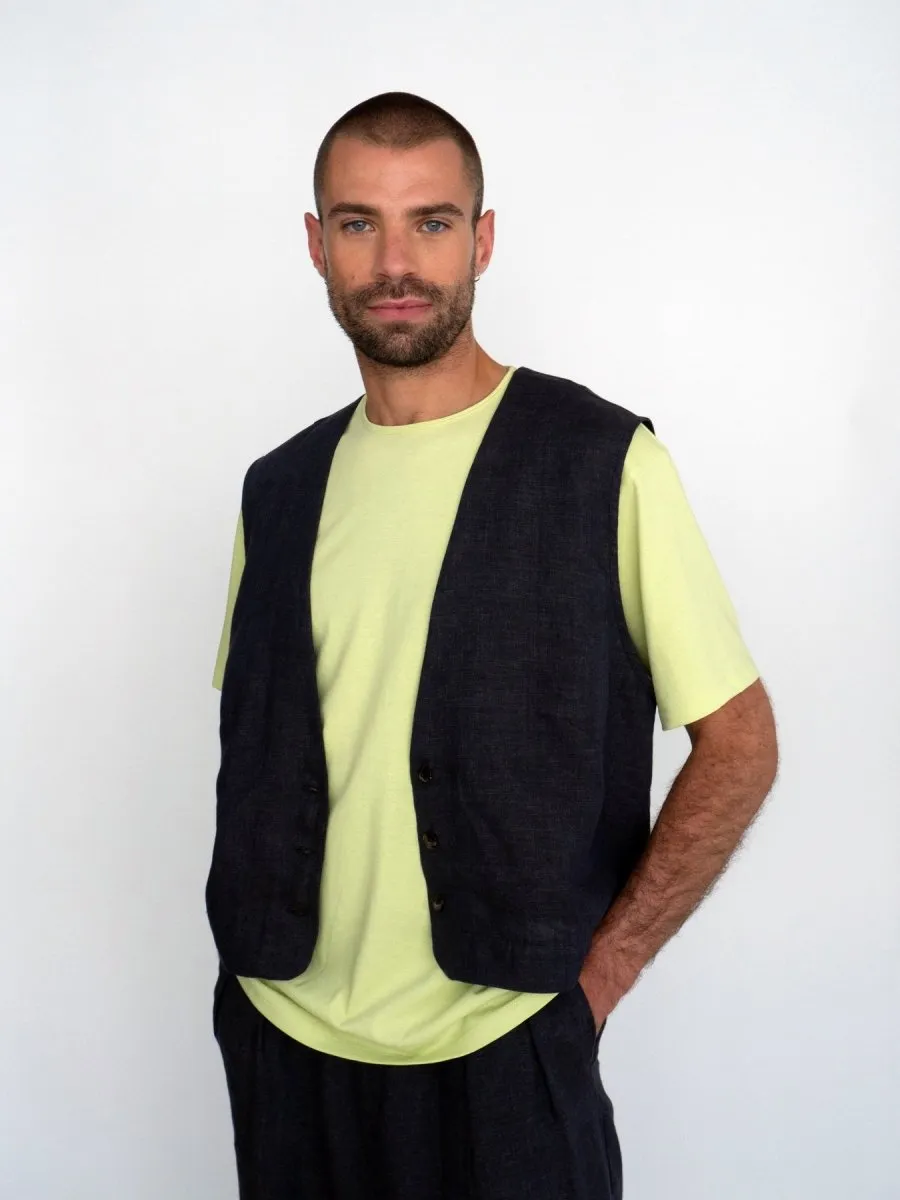Odeyalo Bernie Vest (Blue-Grey)