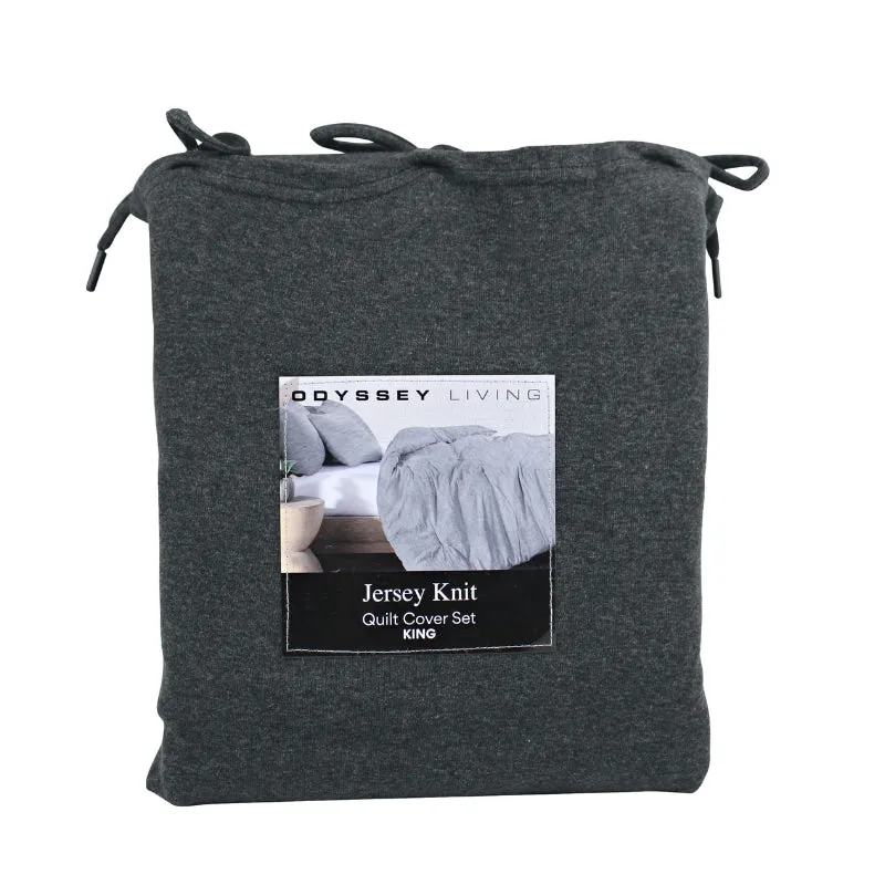 Odyssey Living Cotton Jersey Midnight Quilt Cover Set