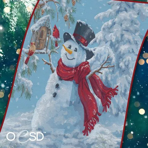 OESD Happy Snowman by Dona Gelsinger