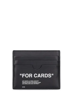 Off-White   &quot;For Cards&quot; leather card holder 