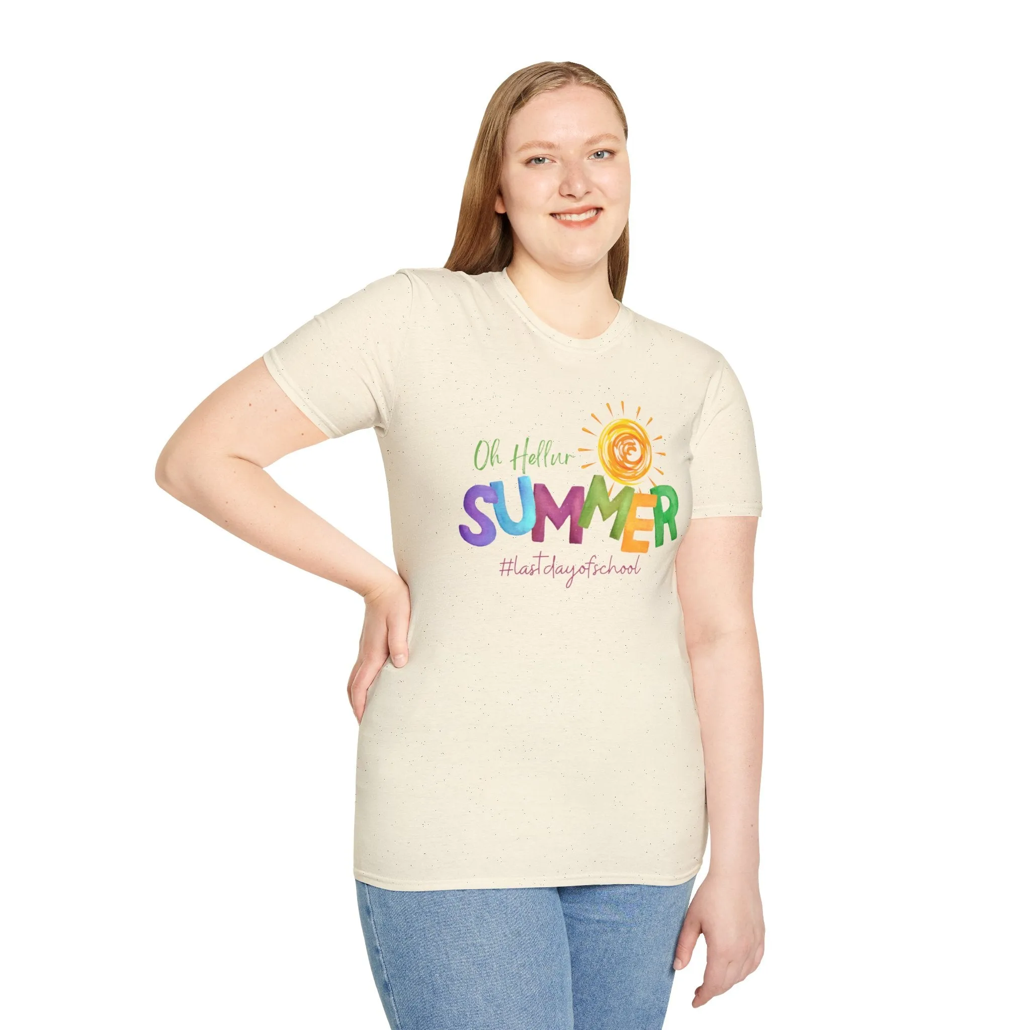 Oh Hellur Summer Unisex Softstyle T-Shirt