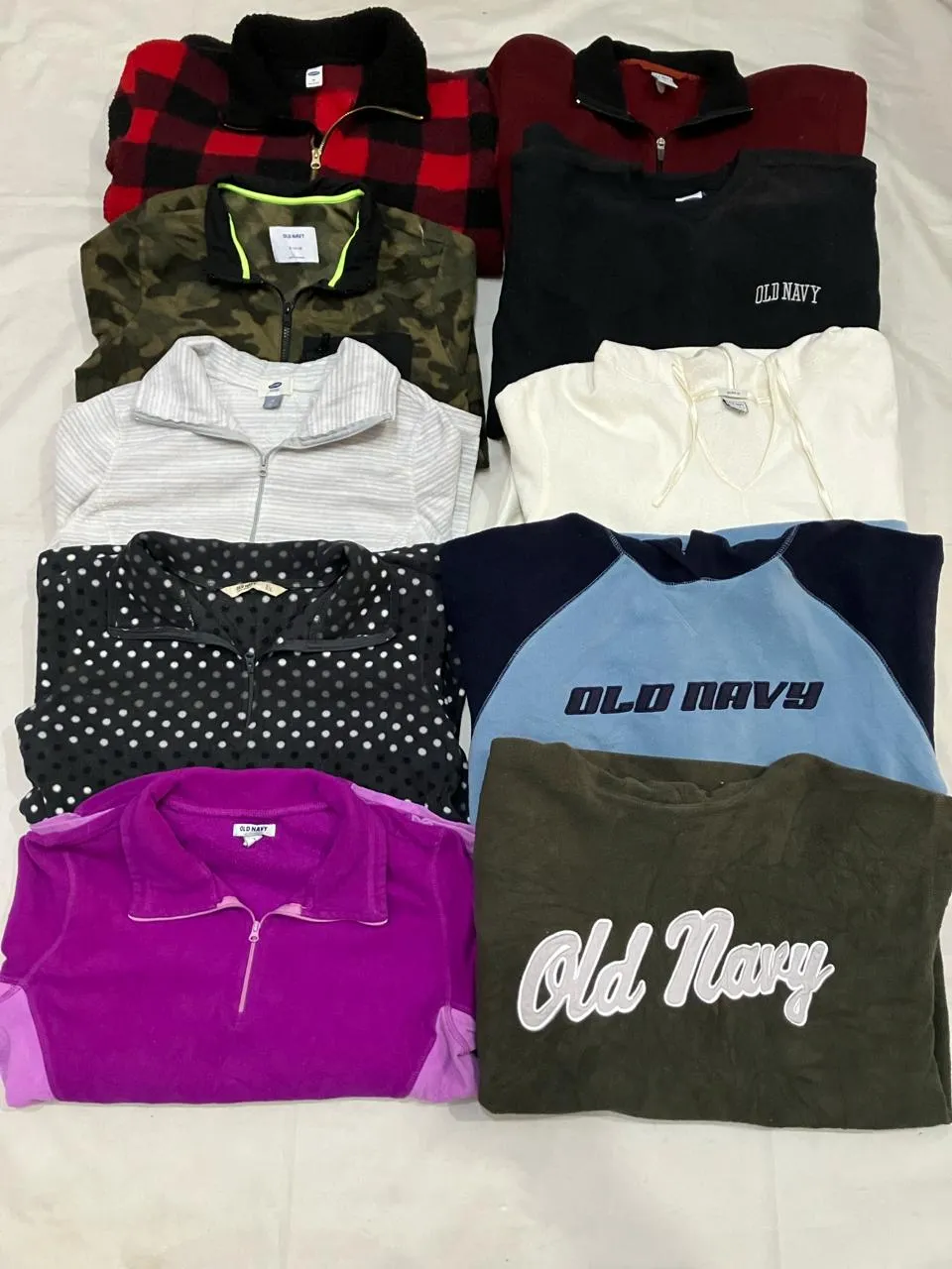 Old Navy Fleece Jackets, 20 Pieces