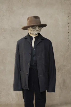 Old Town Jacket - Tonal Wool Plaid - S, M, L, XL