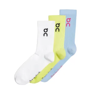 On Logo Sock 3-Pack Zest / Stratosphere