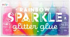 Ooly Rainbow Sparkle Glitter Glue - Pack of 6