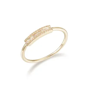 Orchid Gems Viennese Elegance Diamond Band