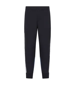Organic Cotton Blend Logo Tape Jogger Sweatpants Navy True Navy