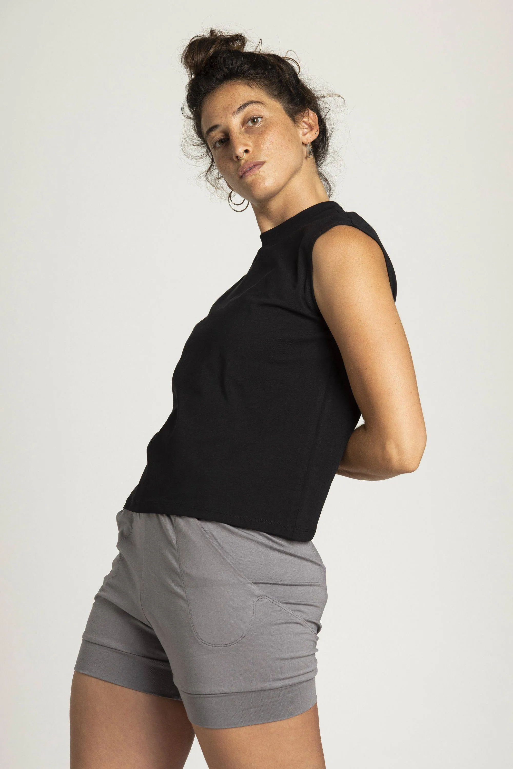 Organic Cotton Cup Sleeve Top