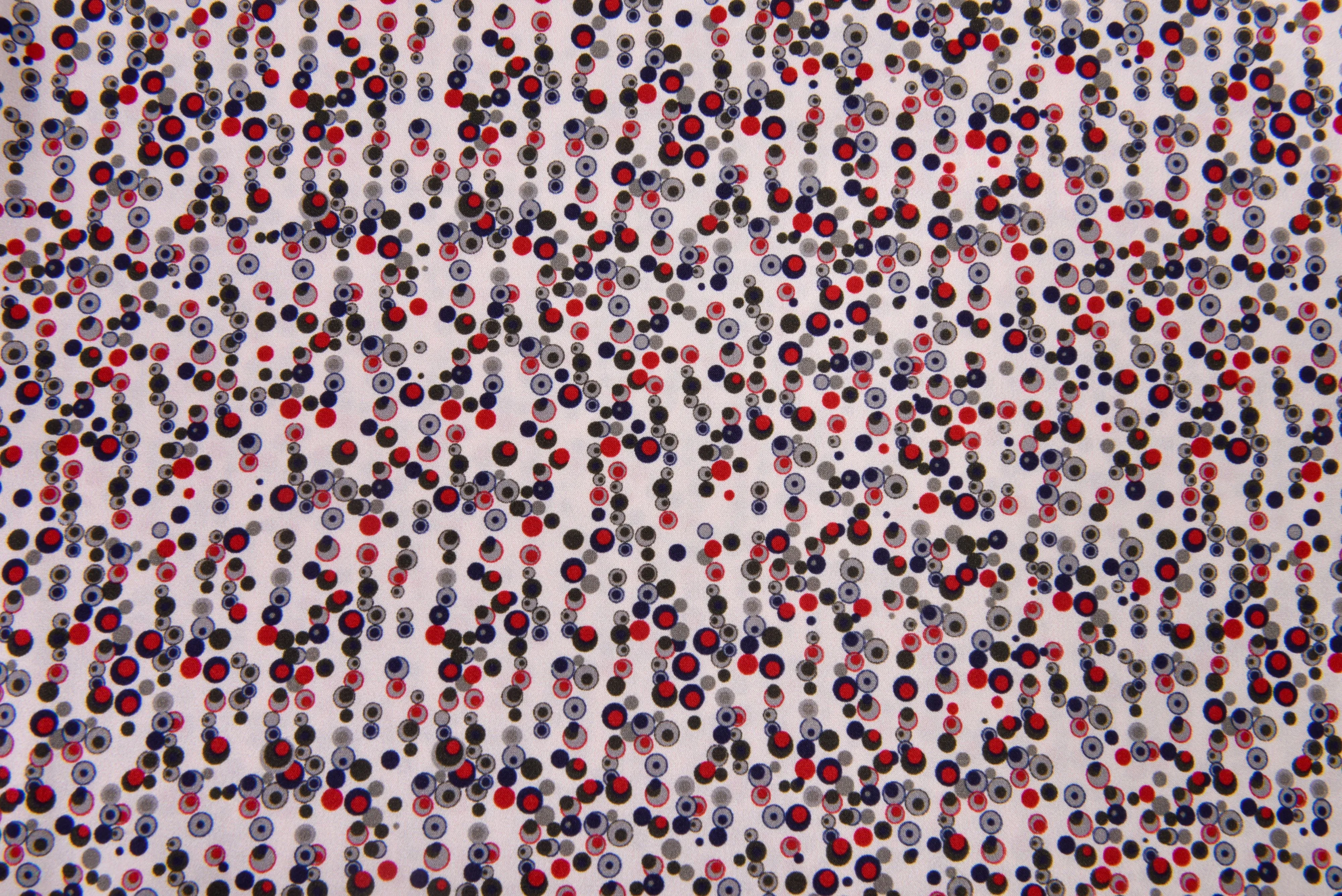 Original 100% Silk  Print Stretch Silk Fabric, 19 Momme Mulberry Silk Fabric.100% CRUELTY-FREE SILK Fashion Apparel width 48 inch