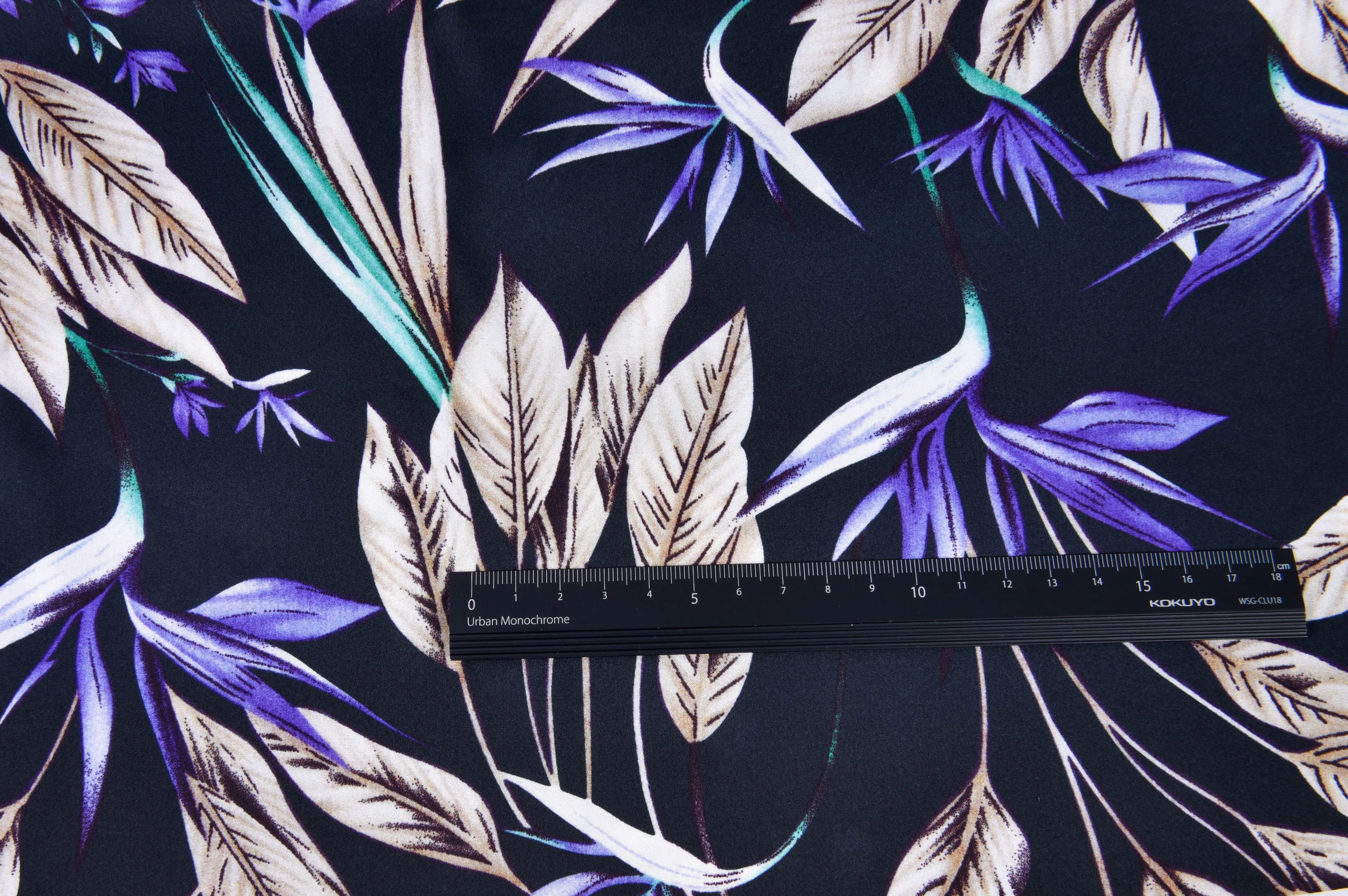 Original 100% Silk  Print Stretch Silk Fabric, 19 Momme Mulberry Silk Fabric.100% CRUELTY-FREE SILK Fashion Apparel width 48 inch