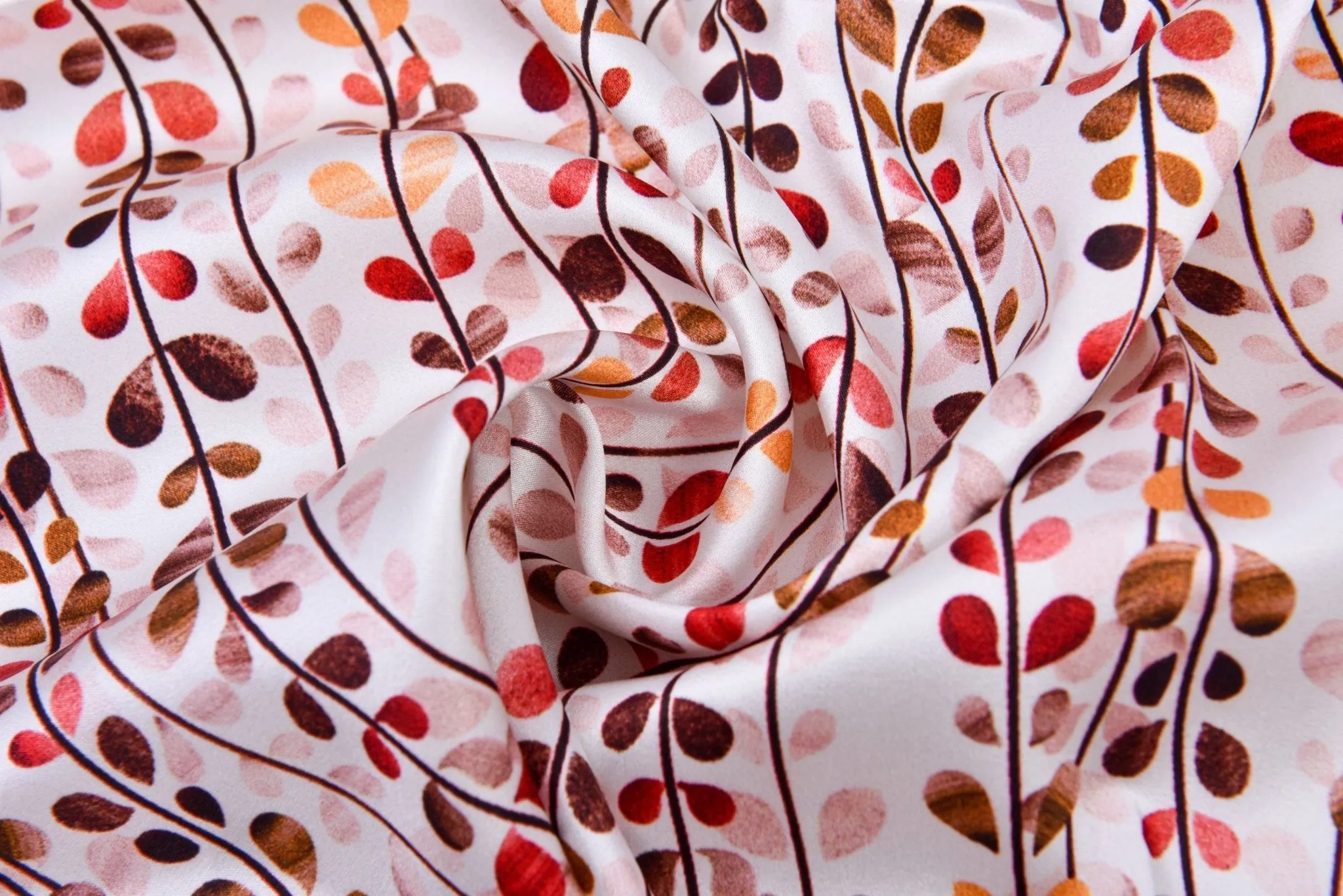 Original 100% Silk  Print Stretch Silk Fabric, 19 Momme Mulberry Silk Fabric.100% CRUELTY-FREE SILK Fashion Apparel width 48 inch