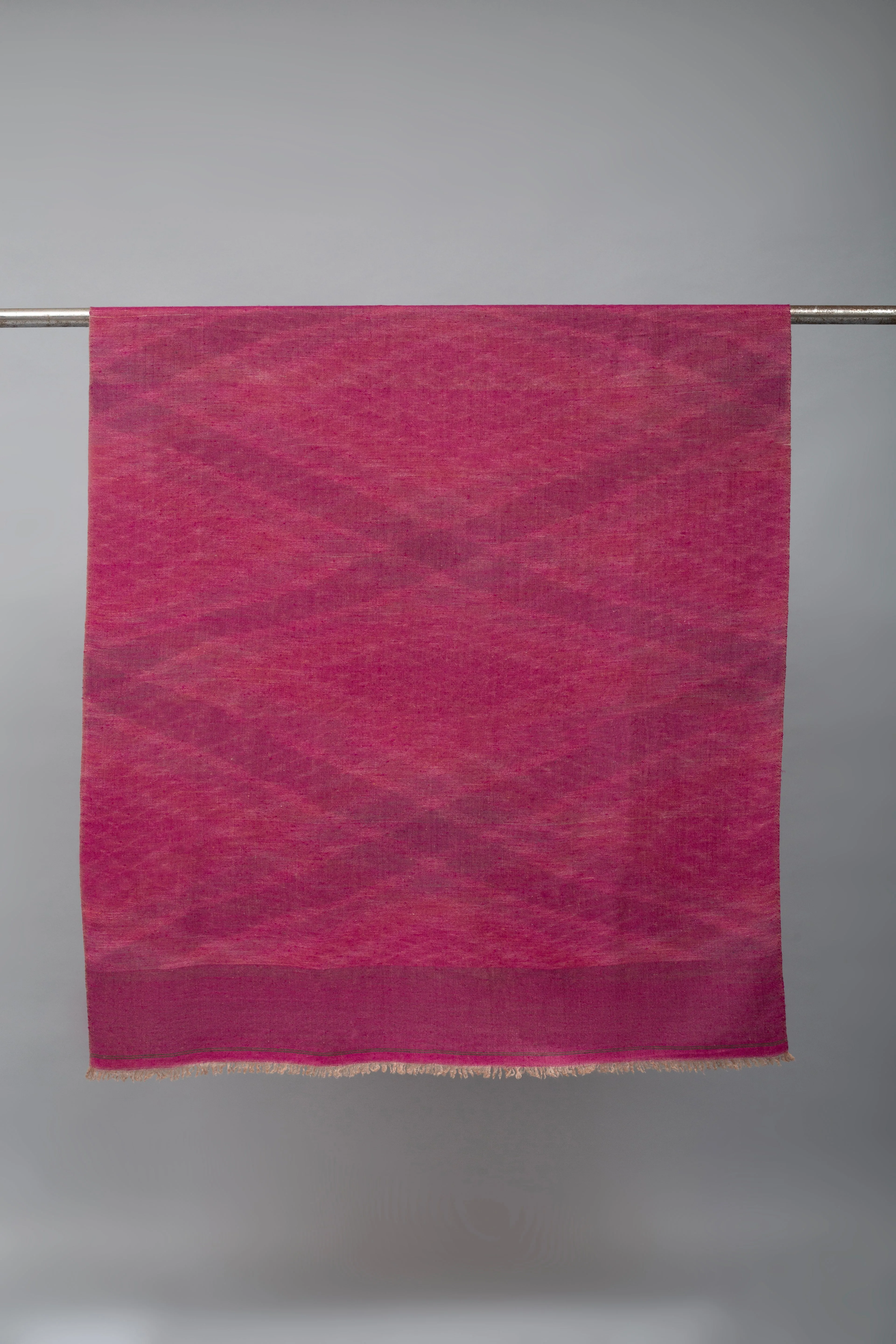 Orion Argyle Ikat  Reversible Cashmere shawl