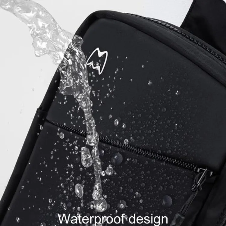 Outdoor Sports Chest Bag Lightweight Cell Phone Crossbody Packs(Black)