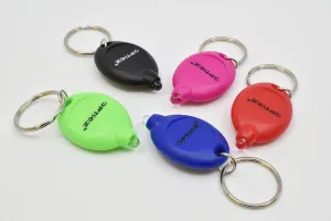 Oval UV Torch LED Keychain Flashlight UltraViolet Blacklight