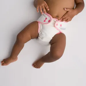 Overnight Bamboo Fleece Fitted Diapers (XS)