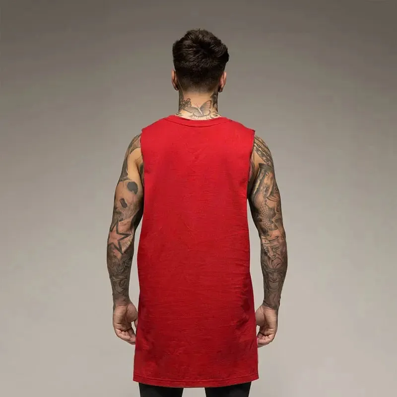 Oversize Cut Off Sleeveless Shirt