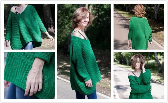 Oversized Batwing Sweater