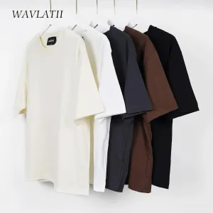 Oversized Brown Summer T-shirts: Versatile Korean Streetwear Vibes