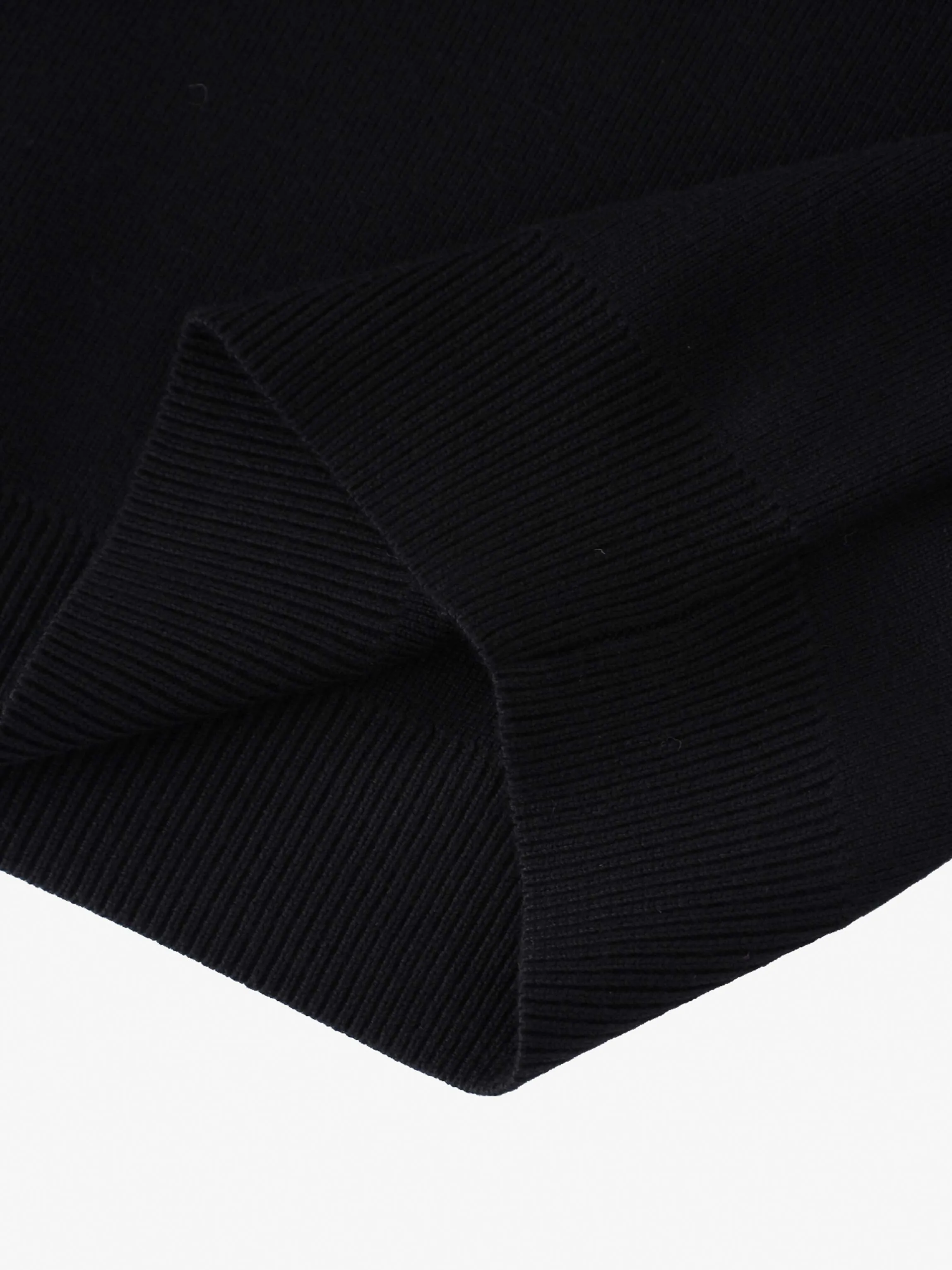 Oversized Soft Knit Sweater-Black