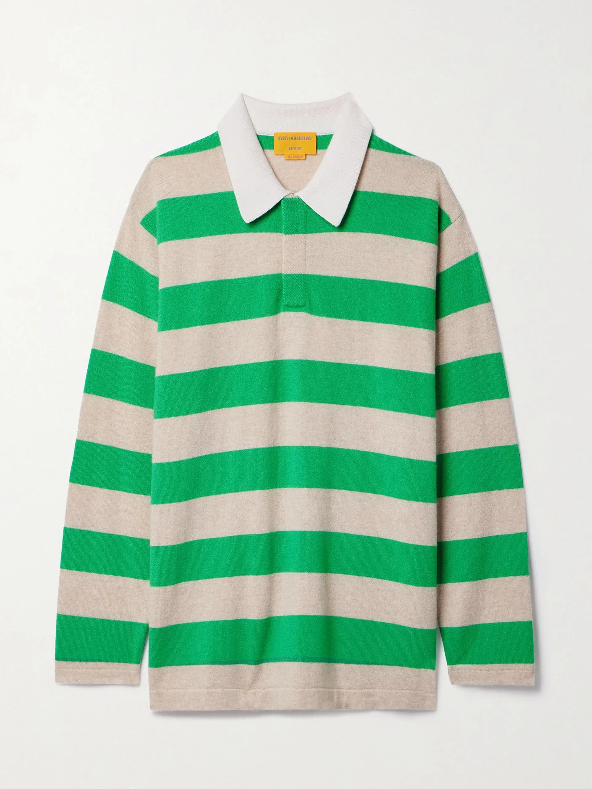 Oversized striped cashmere sweater