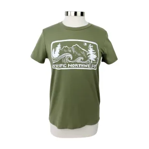 Pacific Northwest 2.0 Feminine Fit Tee in Sage Green