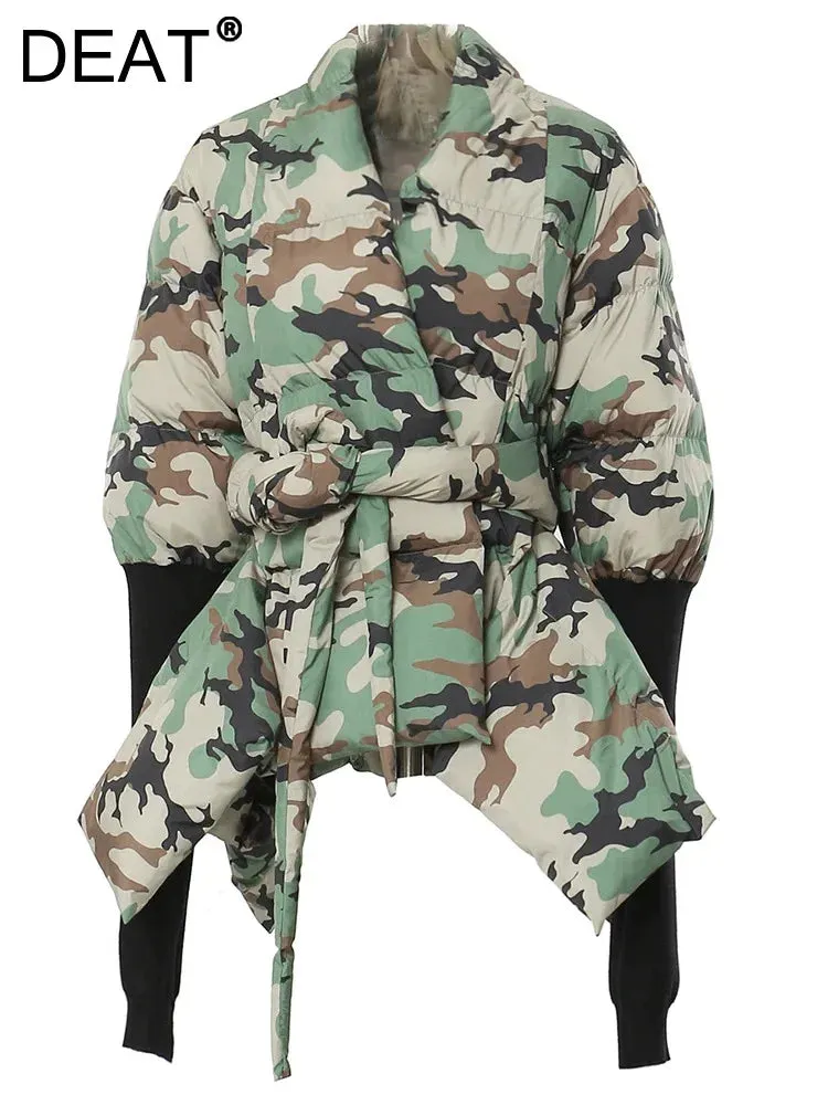Padded Knit Sleeve Jacket