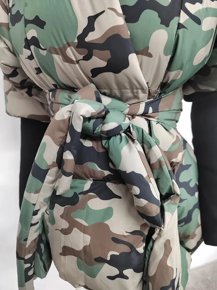 Padded Knit Sleeve Jacket