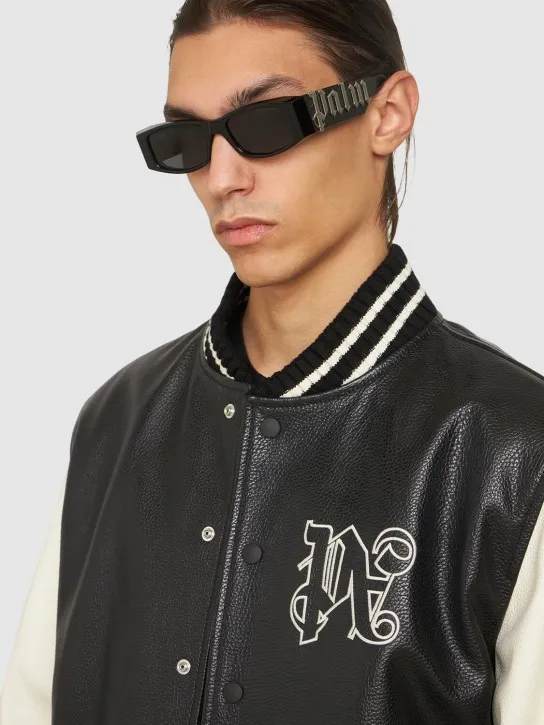 Palm Angels   Angel squared acetate sunglasses 