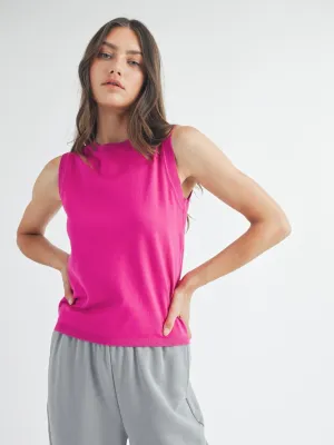 Pammy Basic Sweater Tank