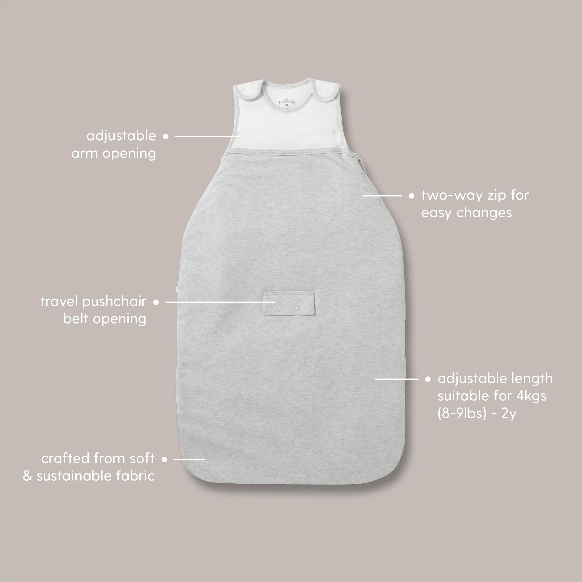 Panda Clever Sleep Sack 1.5 TOG